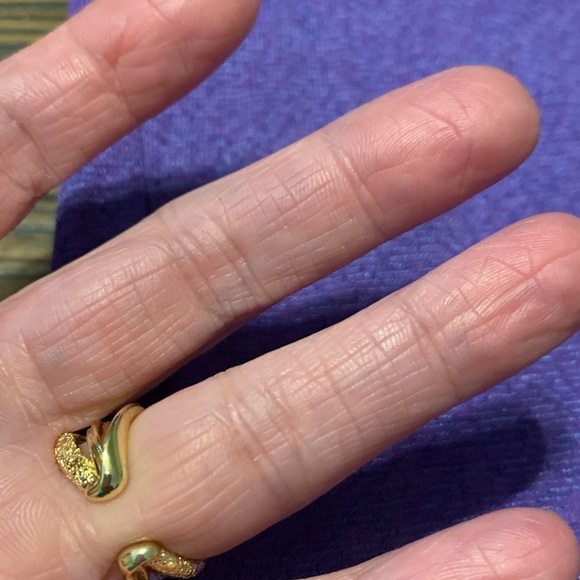 Sz 6 L'Atellier Paris Emma & Chloe Gold Ring - Picture 14 of 16